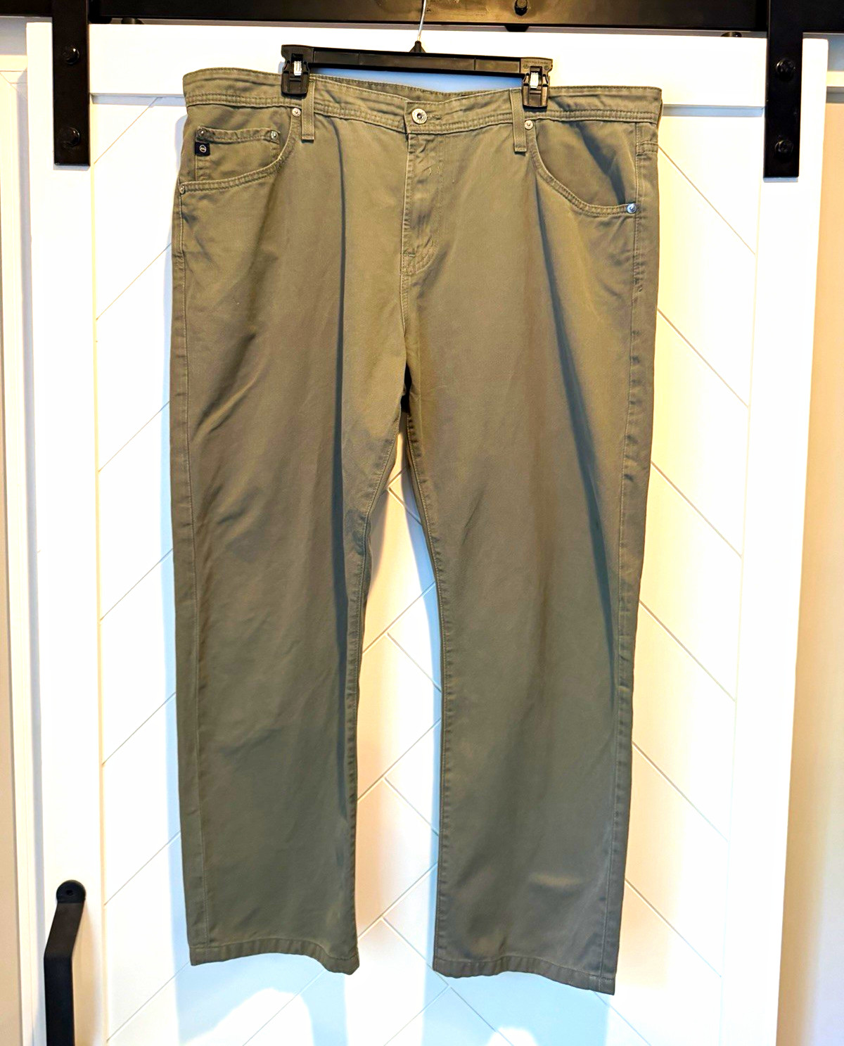 AG Adriano Goldschmied Men’s Graduate Green Tailored Denim Jeans Size 40/30 AG Adriano Goldschmied Men’s Graduate Green Tailored Denim Jeans Size 40/30