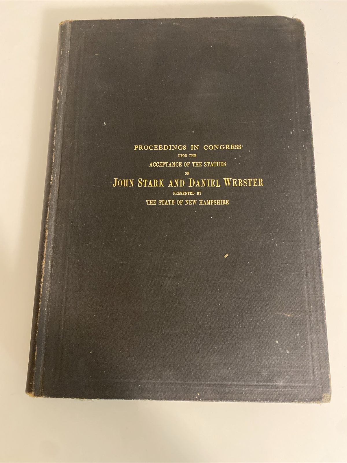 Proceedings in Congress Acceptance of Statues of DANIEL WEBSTER 1895 Antique abr Proceedings in Congress Acceptance of Statues of DANIEL WEBSTER 1895 Antique abr