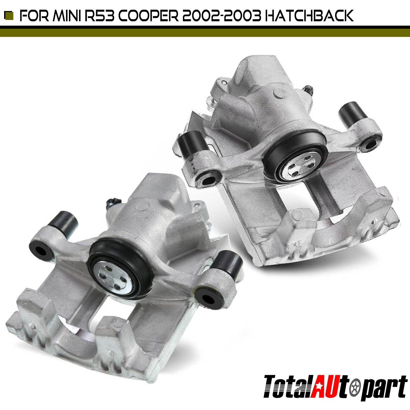 2Pcs Brake Calipers for Mini Cooper 2002-2003 Before 04/2003 Rear Left & Right
