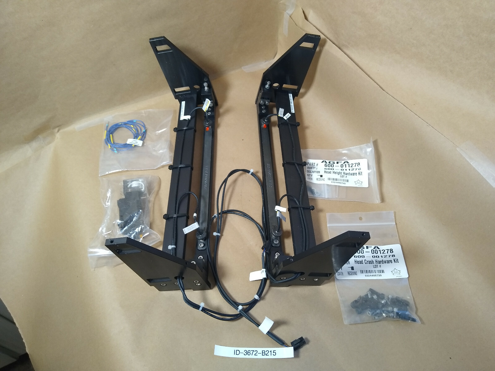 NEW AGFA Drystar Printer Kit with IRWIN Hardware GD+900-302003 260-02331L & R
