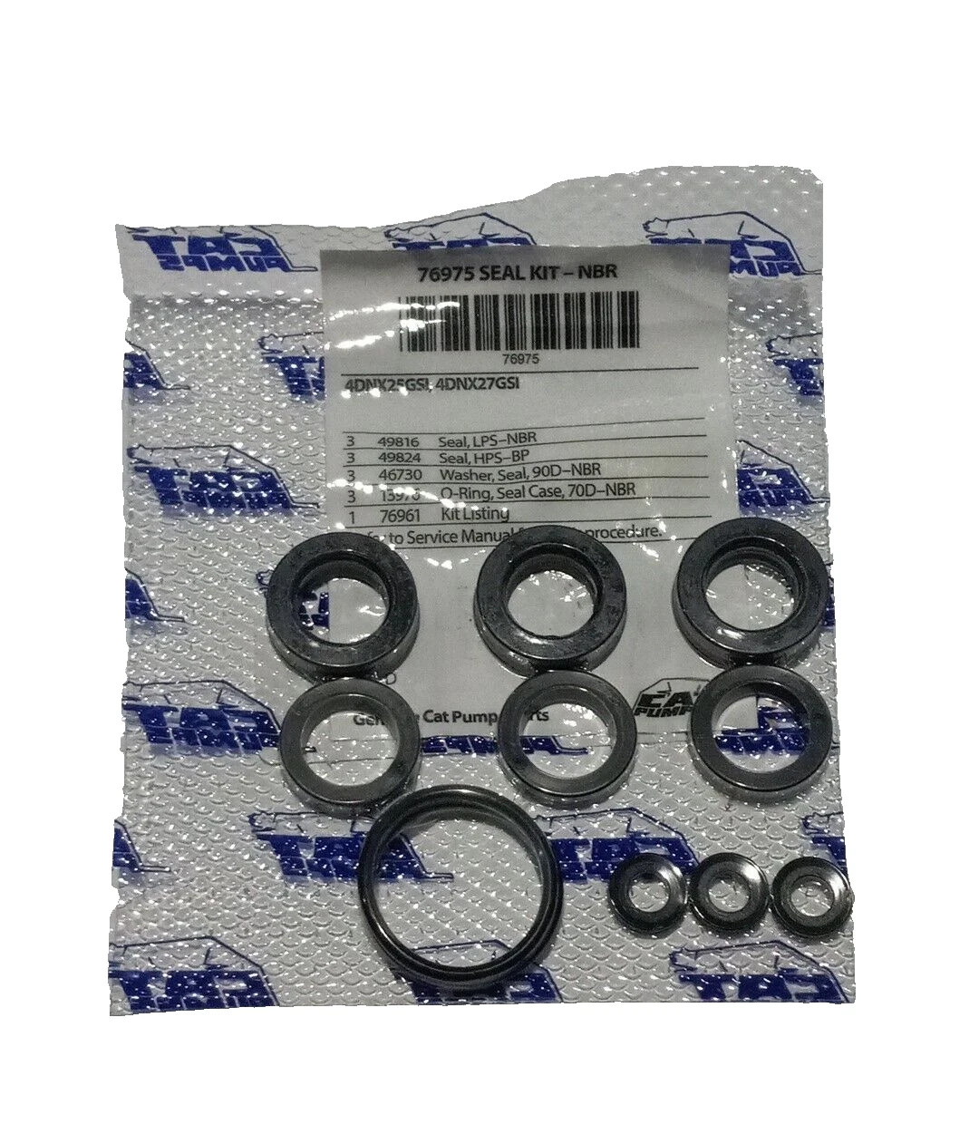 76975 SEAL KIT FOR CAT PUMP 4DNX Pumps 4DNX25GSI , 4DNX27GSI 4PPX25GSI, 4PPX30GS 76975 SEAL KIT FOR CAT PUMP 4DNX Pumps 4DNX25GSI , 4DNX27GSI 4PPX25GSI, 4PPX30GS