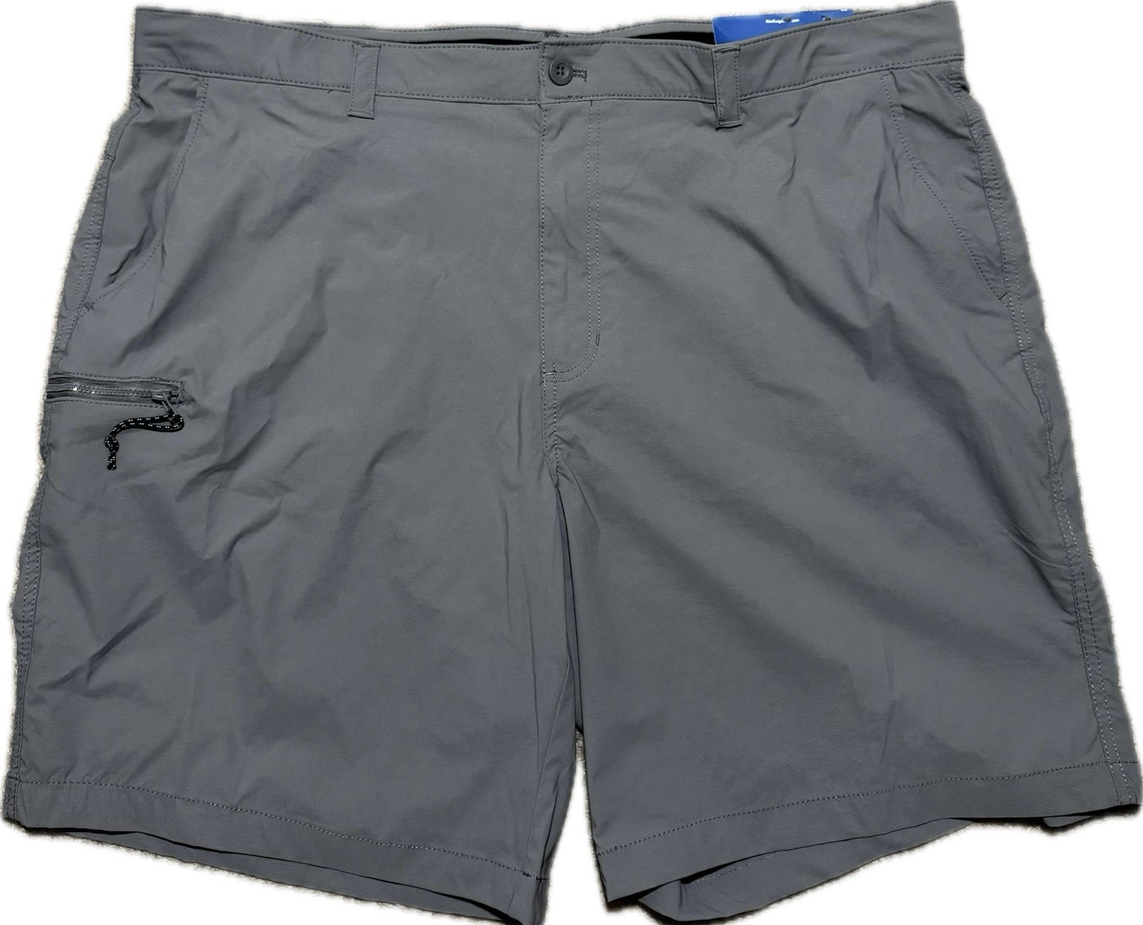 Reel Legends Men’s Performance Pompano Cargo Grey Shorts Sz 44x9 NWT