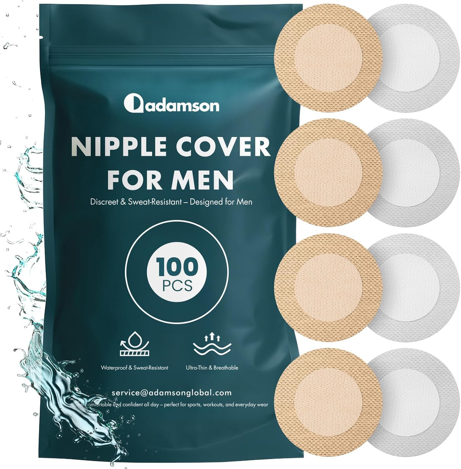 - Nipple Covers for Men - 100Pcs (50 Pairs) – Mens Nipple Cover Hider for Runnin - Nipple Covers for Men - 100Pcs (50 Pairs) – Mens Nipple Cover Hider for Runnin