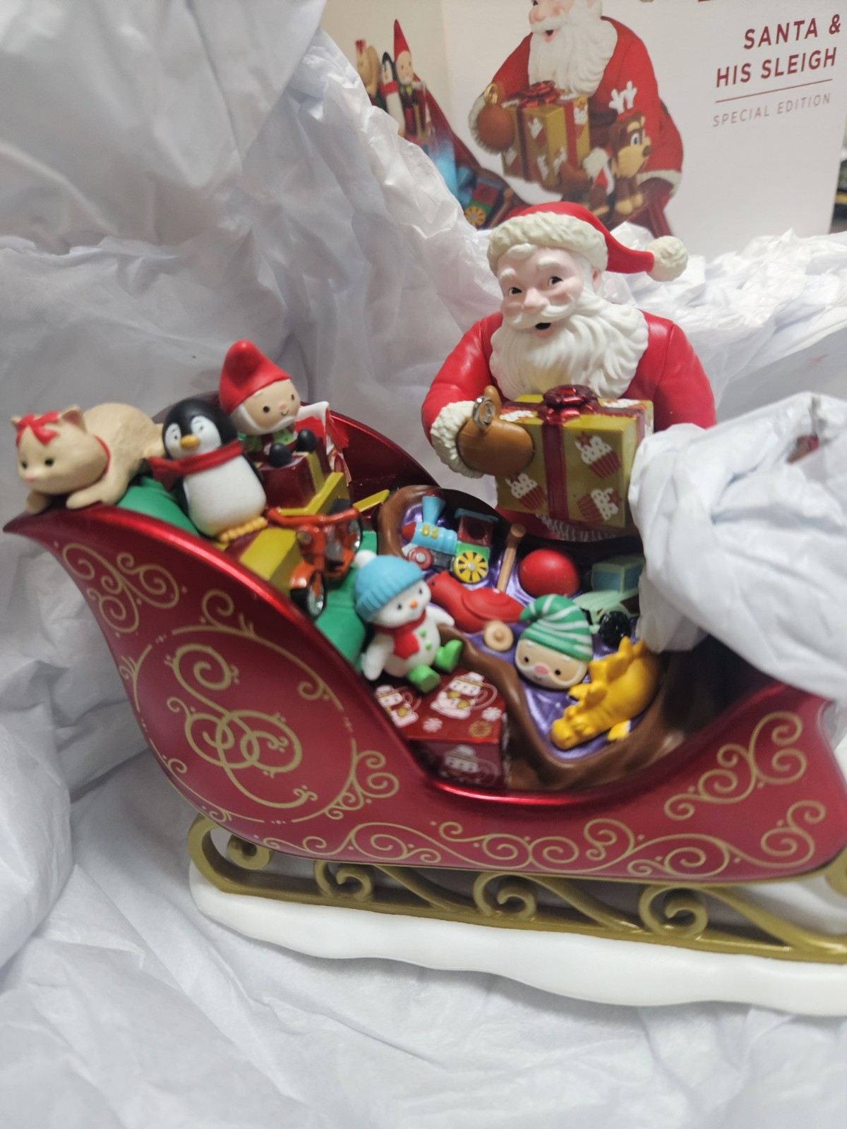 SIGNED Hallmark SANTA AND HIS SLEIGH Special Event Edition 2026 Sharon / Matt SIGNED Hallmark SANTA AND HIS SLEIGH Special Event Edition 2026 Sharon / Matt
