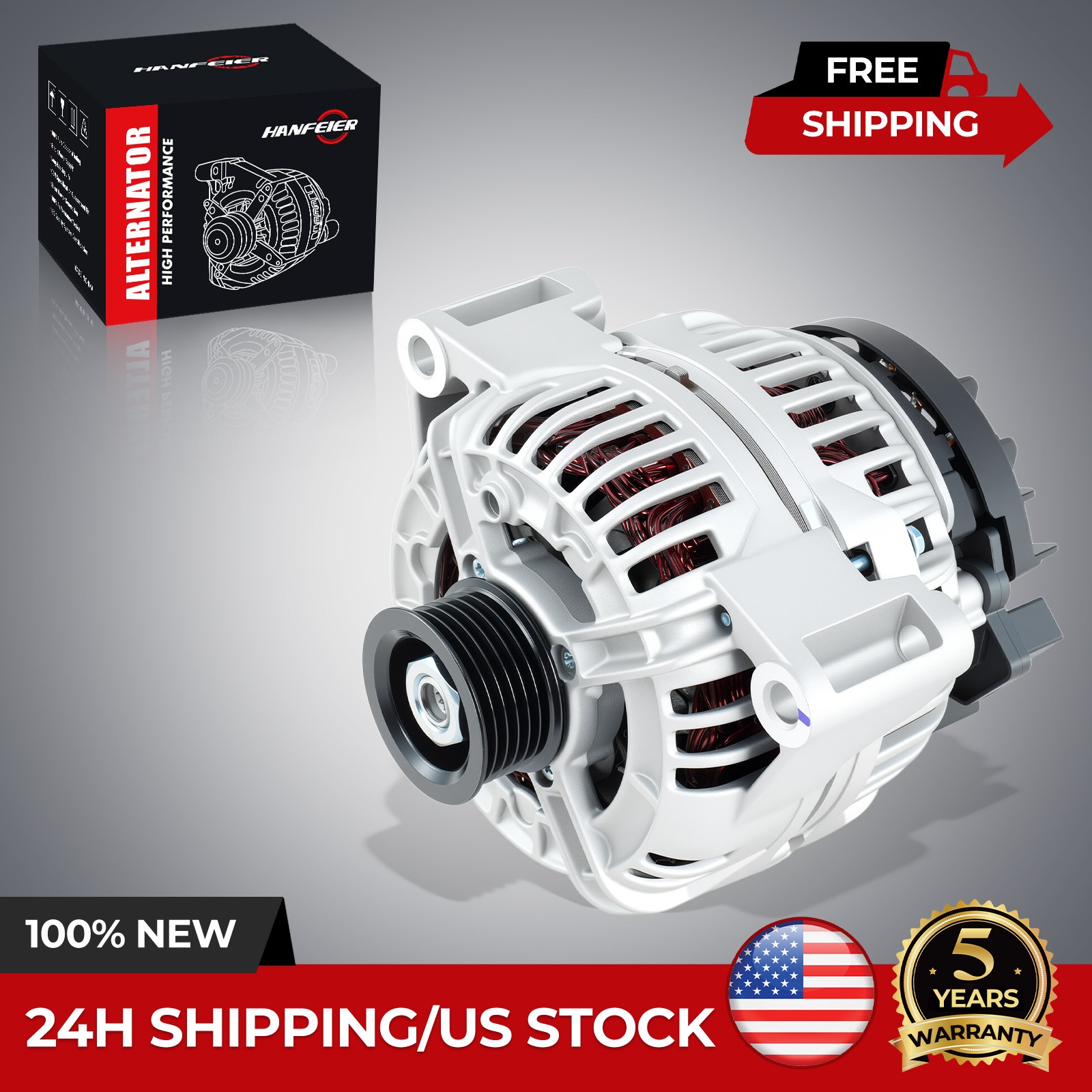 New Alternator 13953 For Mercedes Benz CL CLK E G S SL SLR CLASS 5.0 5.5L 150Amp