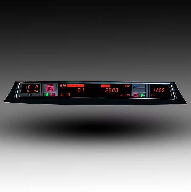 1971-1976 Impala/Caprice LED Digital Panel RED LEDs Intellitronix DP1210R