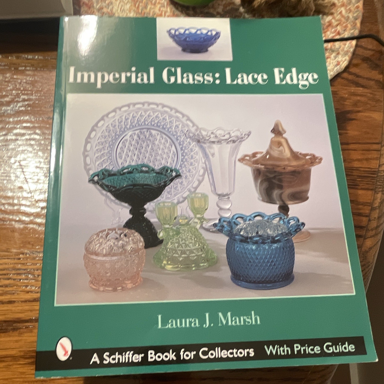 Imperial Glass Lace Edge Crocheted Crystal Reference Price Guide Laura Marsh PB Imperial Glass Lace Edge Crocheted Crystal Reference Price Guide Laura Marsh PB