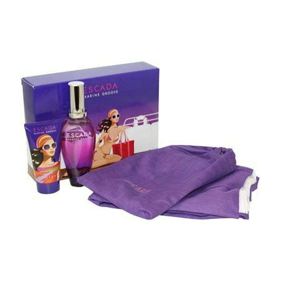 Escada Marine Groove 3pc Set 1.6 Oz EDT Spray + 1.6 Shower Gel, DISCONTINUED. 