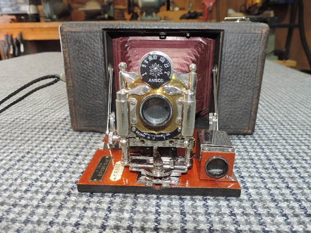 Antique Wollensak Ansco No. 6 Model C Folding Camera circa 1906 Untested Antique Wollensak Ansco No. 6 Model C Folding Camera circa 1906 Untested