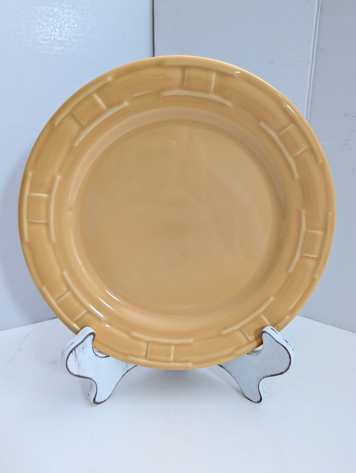Longaberger Woven Traditions Luncheon Plate - Butternut - USA