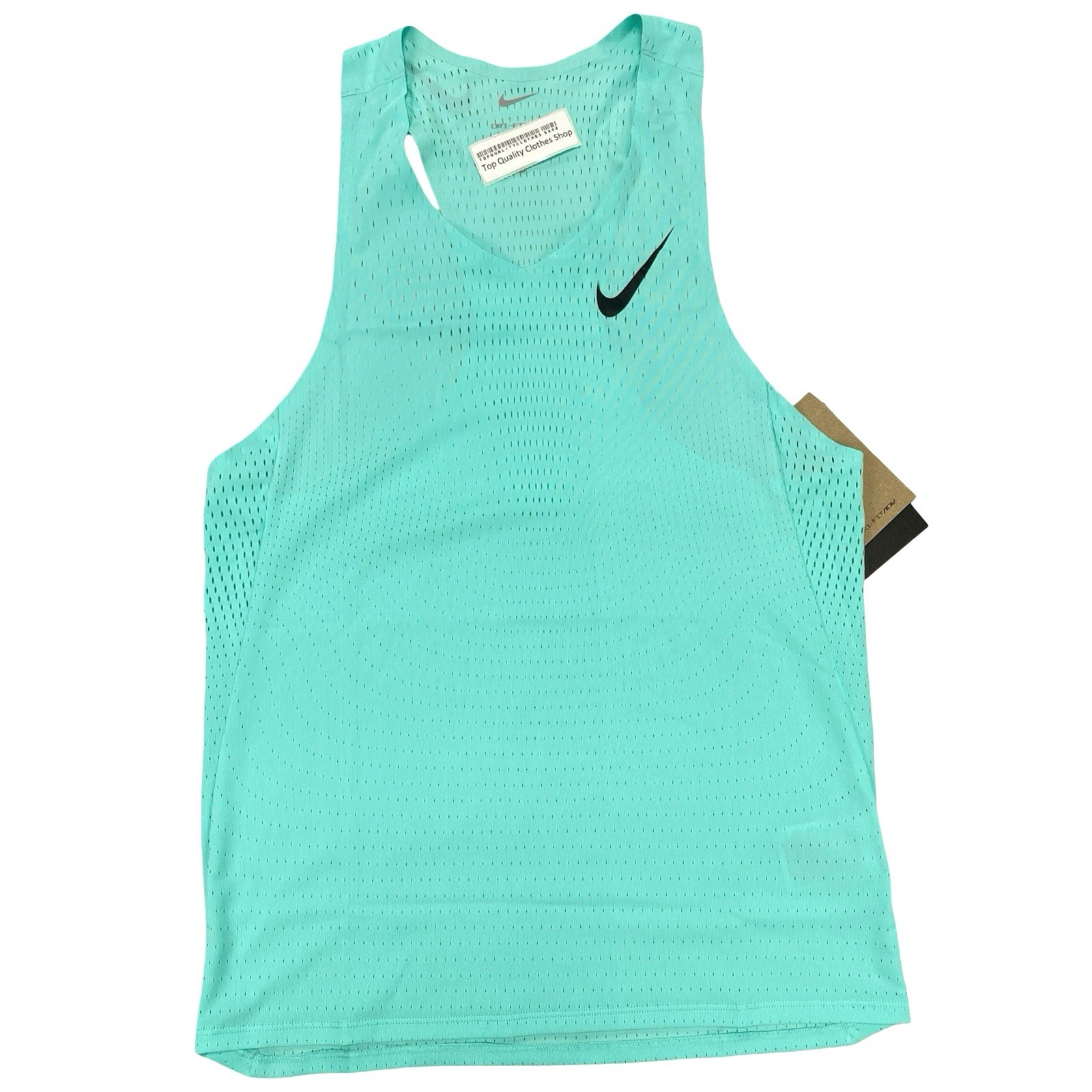 Nike AeroSwift Men\'s Dri-FIT ADV Running Singlet Hyper Turquoise FN4231-354