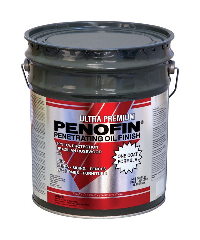 Penofin Redwood Transparent Wood Stain, 5 Gal, Oil-Based, Ultra Premium
