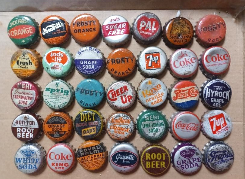 SPECIAL AUCTION for ebay user - ervan-1938 - 9 bottle cap lots
