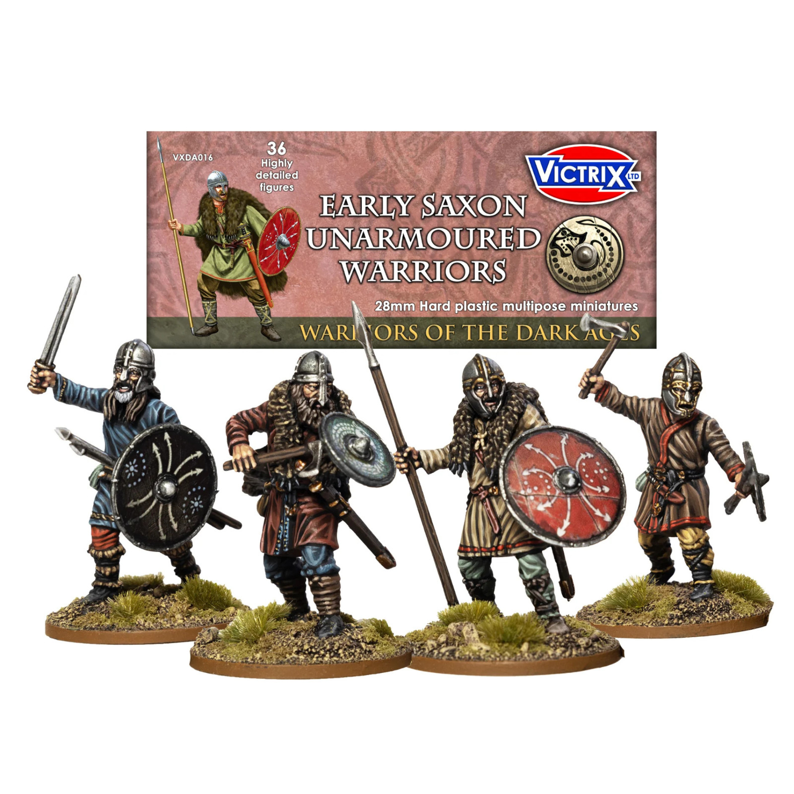 Victrix Miniatures Dark Ages - Early Saxon Unarmoured Warriors