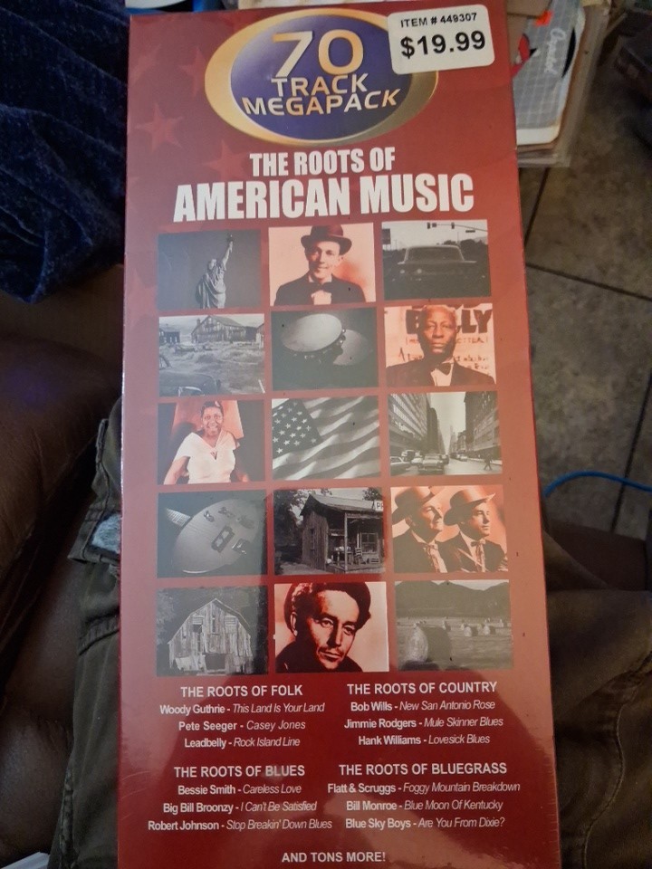 The Roots of American Music 4 Cd's 70 Songs NOS Sealed.