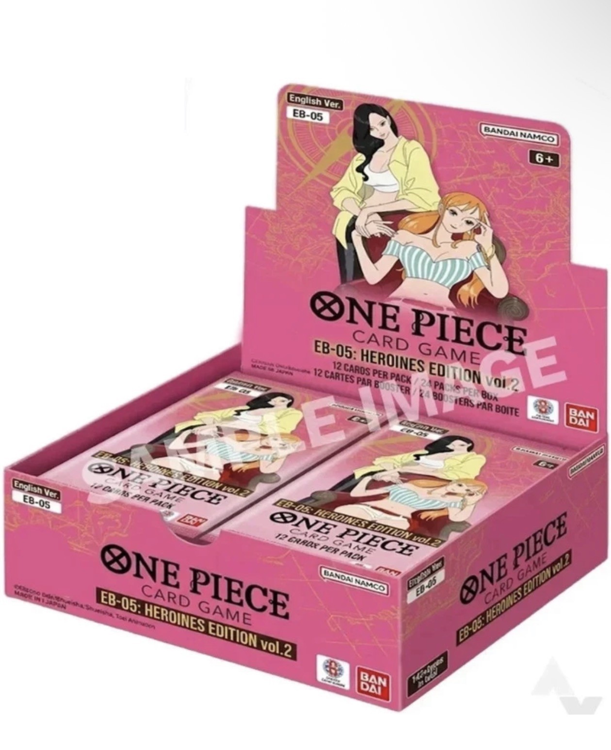 Heroines Edition Vol. 2 One Piece TCG EB-05 English Booster Box Sealed PREORDER Heroines Edition Vol. 2 One Piece TCG EB-05 English Booster Box Sealed PREORDER