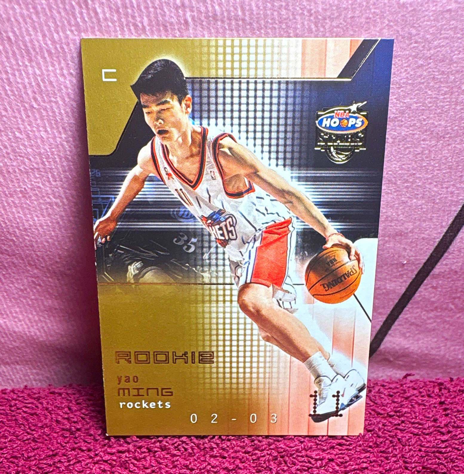 Fleer 2002-03 NBA Hoops Stars Yao Ming Rookie Base #171 Houston Rockets Fleer 2002-03 NBA Hoops Stars Yao Ming Rookie Base #171 Houston Rockets