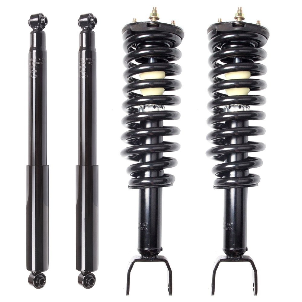 Front and Rear Struts Assembly for Raider 2006-2009 4-Pack