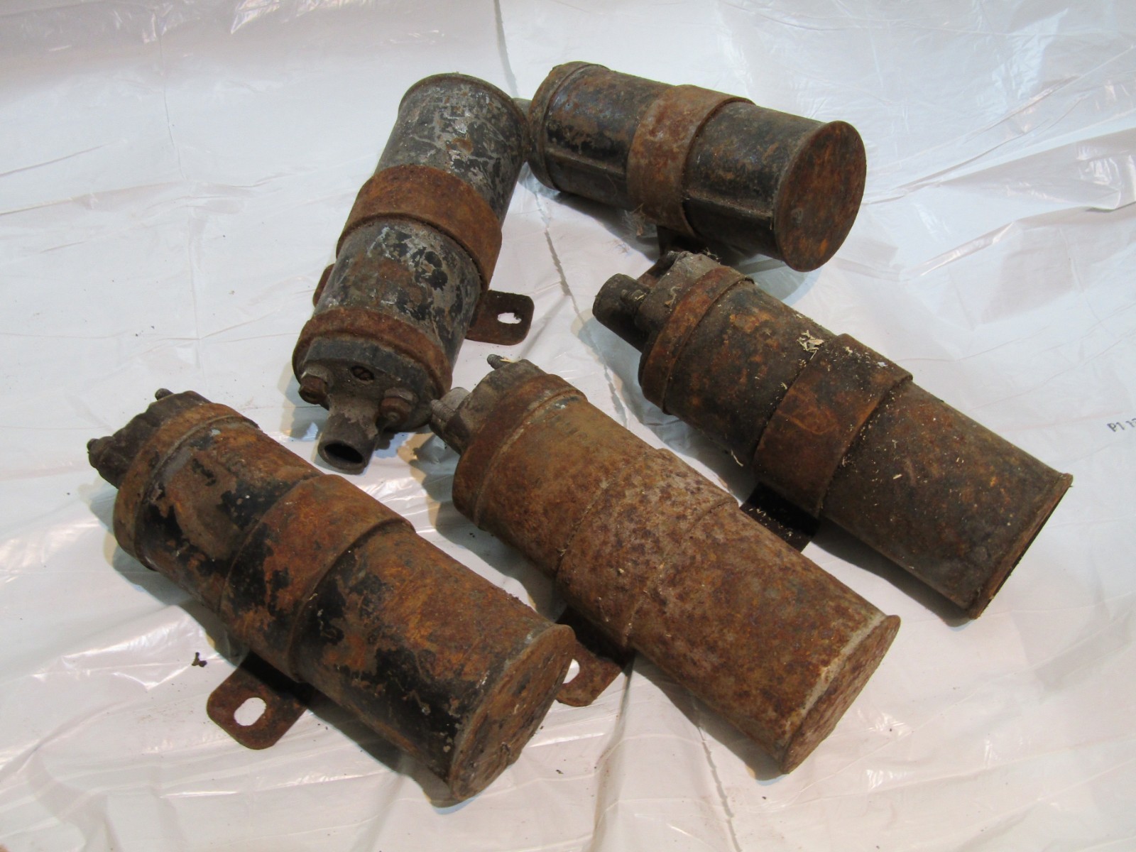 VINTAGE JOB LOT OF PRE WAR LUCAS IGNITION COILS VINTAGE JOB LOT OF PRE WAR LUCAS IGNITION COILS