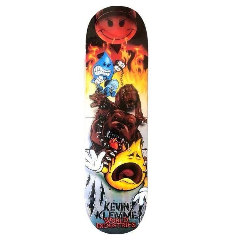 8.1” World Industries Klemme Pitbulls Skate Deck