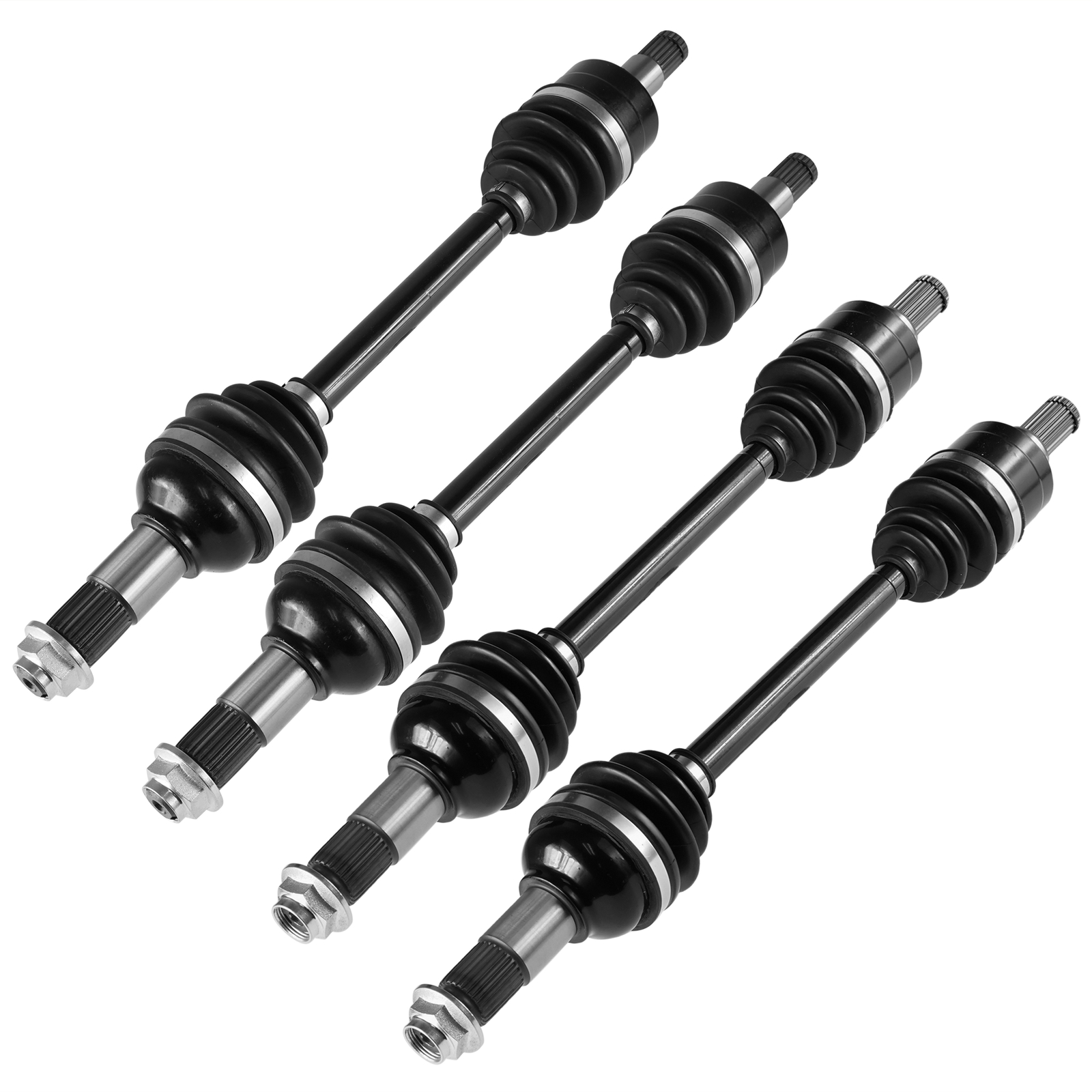 Front & Rear Complete Axles For Yamaha Grizzly 700 YFM700 2007-2013 Left & Right
