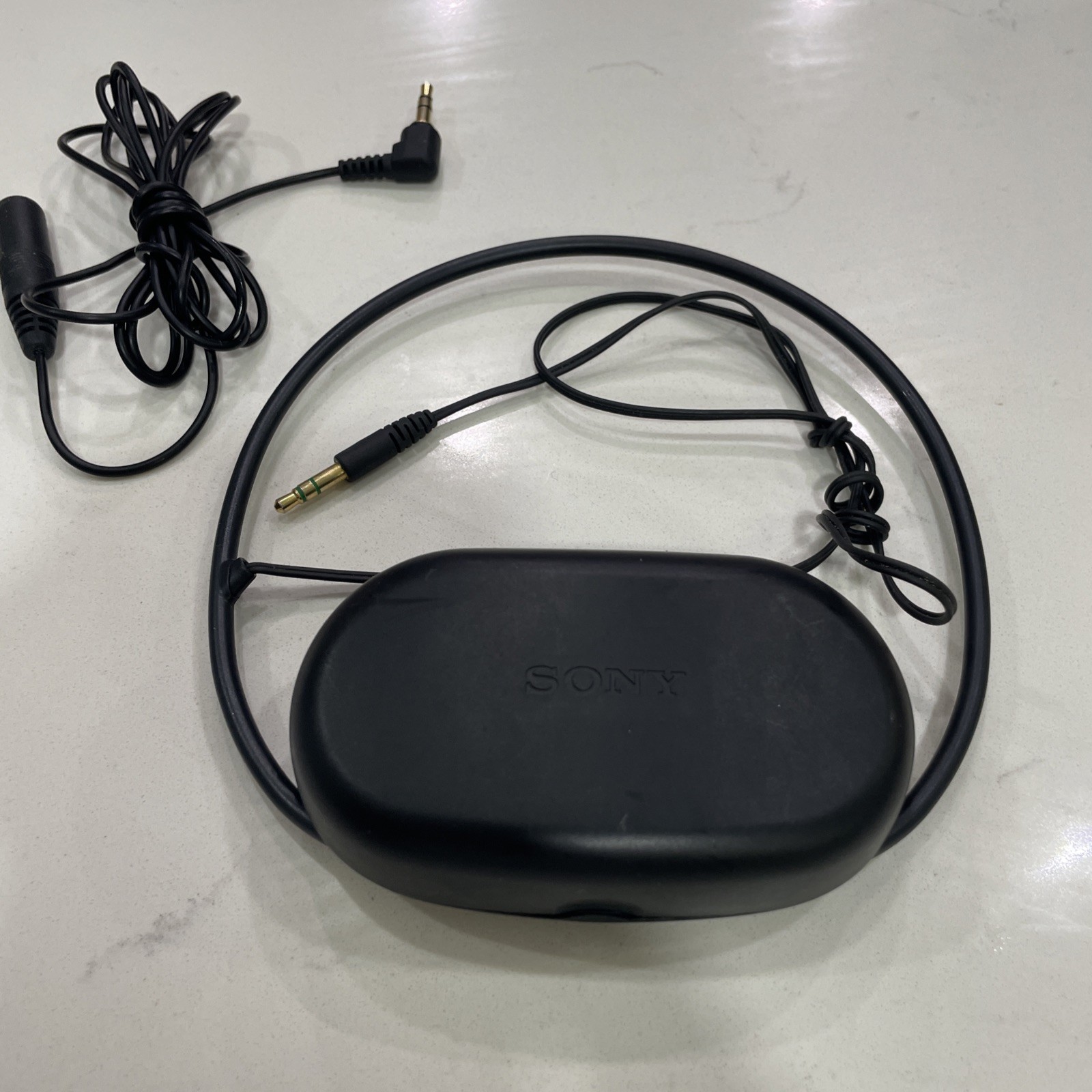 🎧 Sony MDR-AS30G Retro On-Ear Neckband Headphones 3.5mm AUX w/ Case Tested