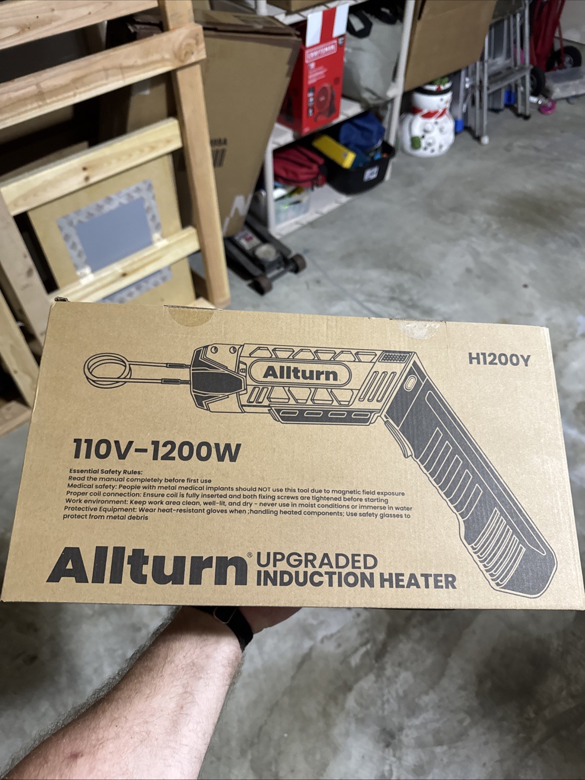 Allturn Upgraded Induction Heater Model: H1200Y w/Case NEW/OPEN BOX Allturn Upgraded Induction Heater Model: H1200Y w/Case NEW/OPEN BOX