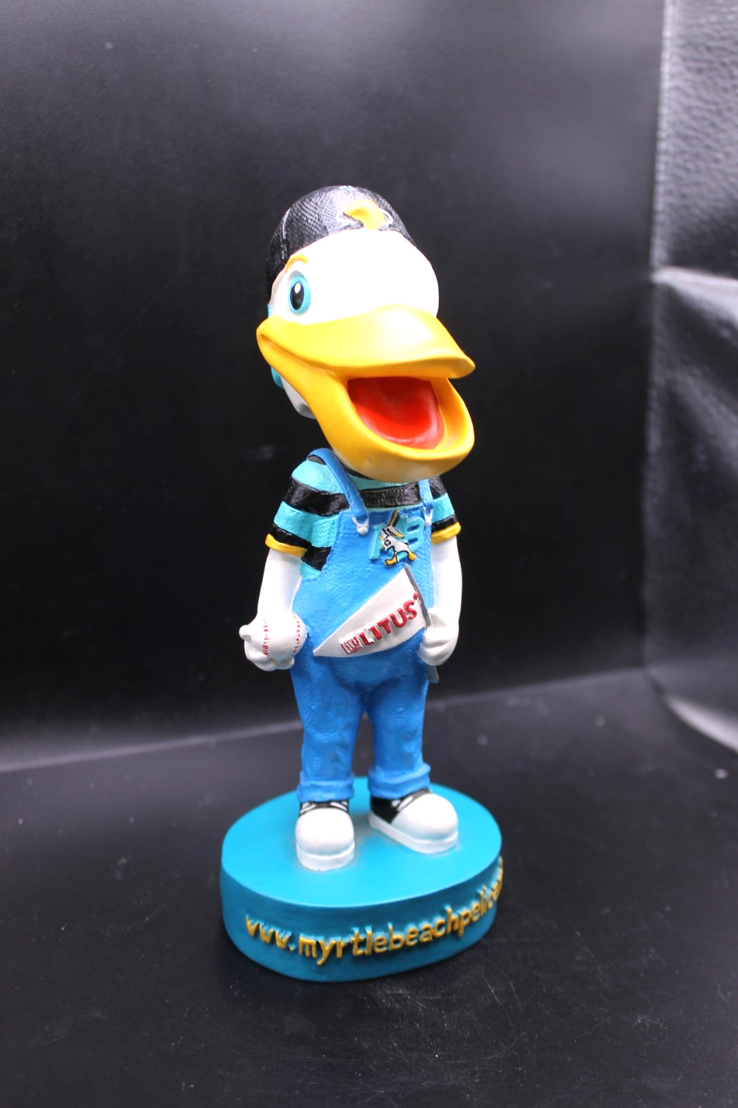 SQUIRT MASCOT BOBBLEHEAD MYRTLE BEACH PELICANS SGA RARE HTF *NO BOX* LB2 SQUIRT MASCOT BOBBLEHEAD MYRTLE BEACH PELICANS SGA RARE HTF *NO BOX* LB2