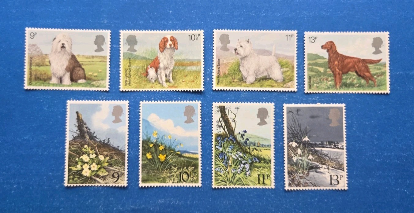 Great Britain Stamps, Scott 851-858 Complete Sets MNH Great Britain Stamps, Scott 851-858 Complete Sets MNH