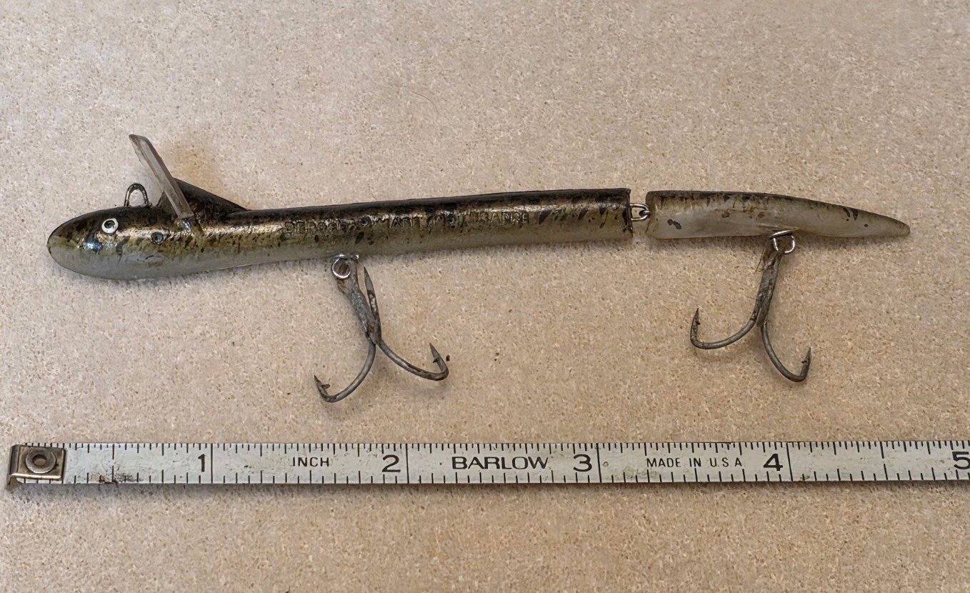 GARCIA EELET Depose France eel Fishing Lure Vintage GARCIA EELET Depose France eel Fishing Lure Vintage