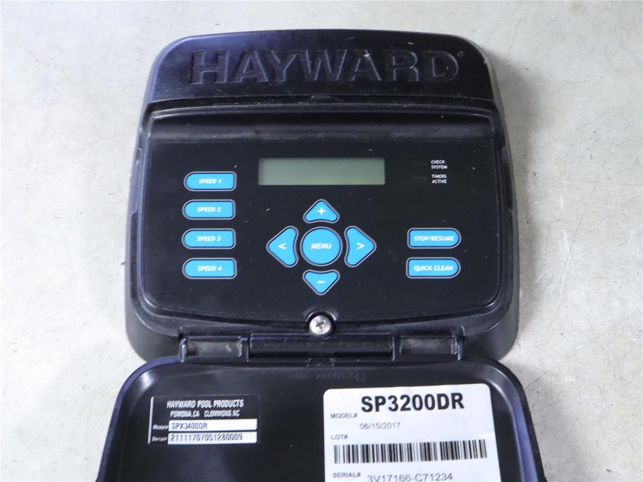 HAYWARD 090044-311 G1-066182C-1 REV B Pump Control Circuit Board Display