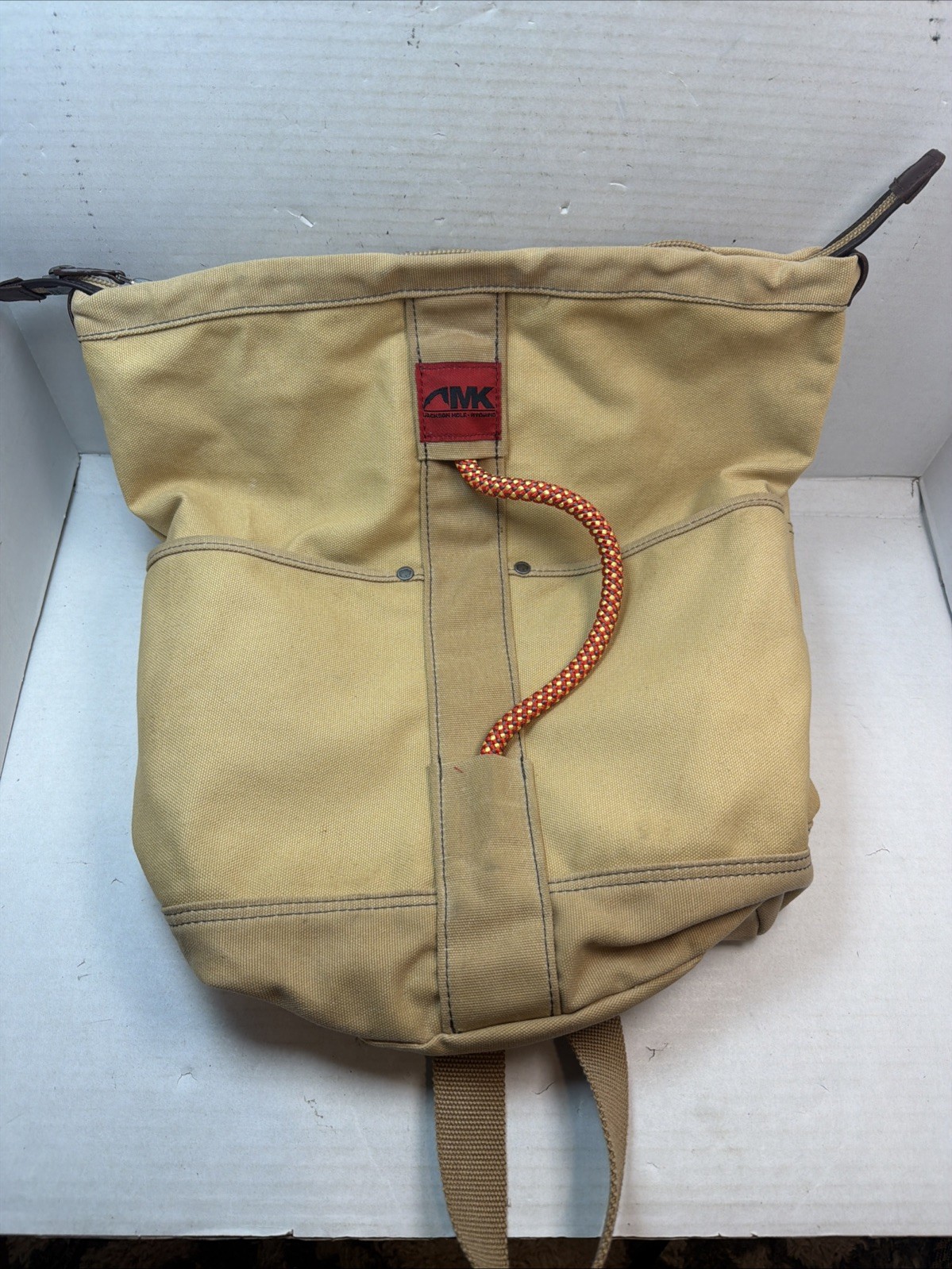 VINTAGE MOUNTAIN KHAKIS_HERITAGE CANVAS_RUCKSACK/GEAR BAG_KHAKI VINTAGE MOUNTAIN KHAKIS_HERITAGE CANVAS_RUCKSACK/GEAR BAG_KHAKI