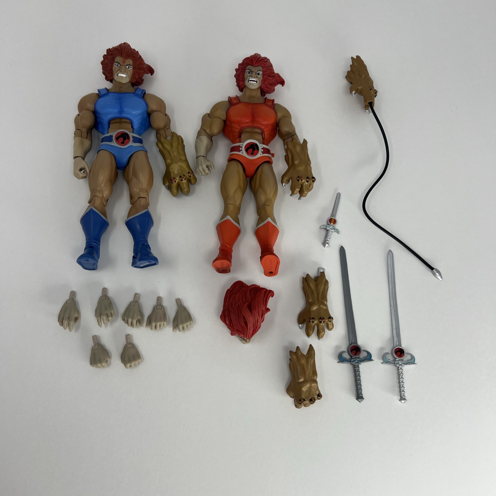 Lot of 2 Super7 Thundercats Ultimates Lion-O & Mirror Variation Figures Lot of 2 Super7 Thundercats Ultimates Lion-O & Mirror Variation Figures
