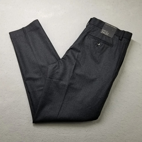 Banana Republic Pants Men\'s Gray Tapered Soft Virgin Wool Vitale Flannel 33x30