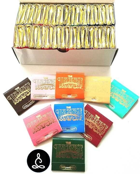 The Incense Match - Scented Matches - Mini Incense Sticks -  