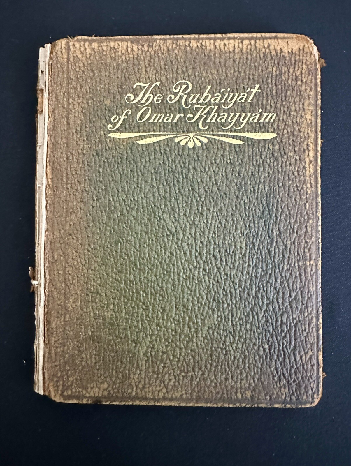 Rubaiyat of Omar Khayyam Dodge Antique Leather Book c.1900s Poetry Philosophy