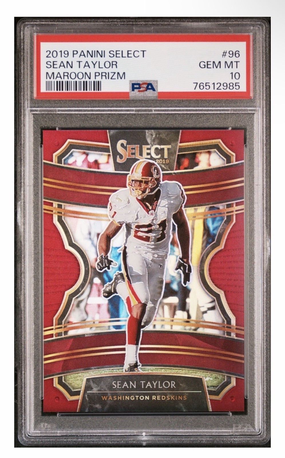 2019 Select Sean Taylor Maroon Prizm /149 PSA 10 NASTY COLOR MATCH💎 2019 Select Sean Taylor Maroon Prizm /149 PSA 10 NASTY COLOR MATCH💎
