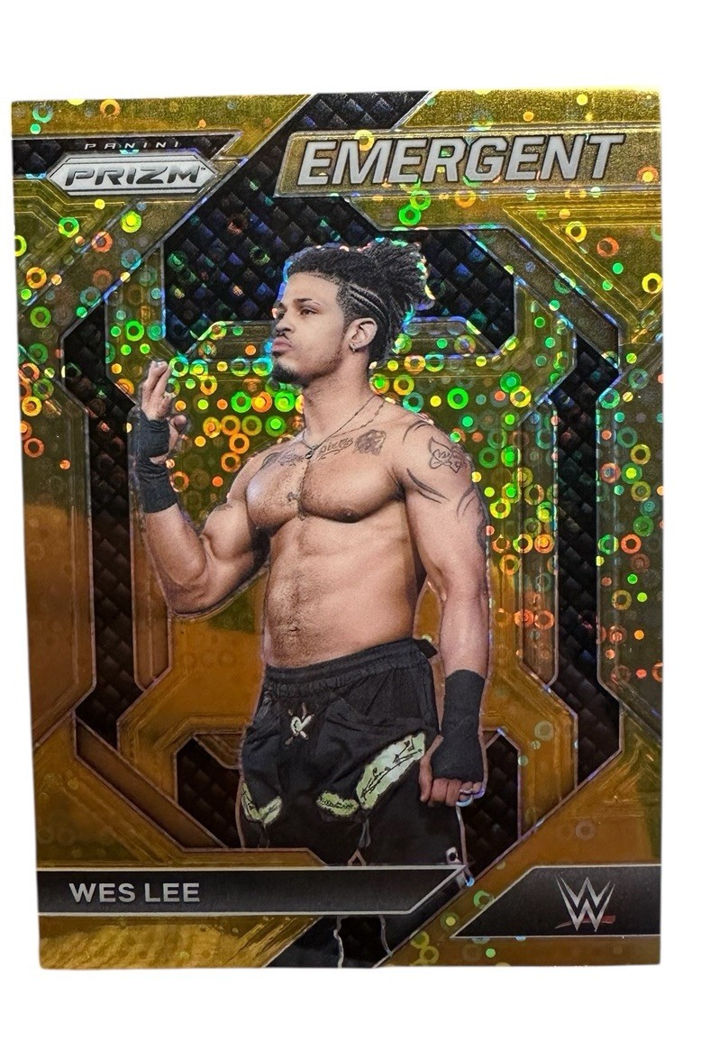 09/10 Wes Lee Emergent Gold Disco NXT Undercard 2024 Panini Prizm WWE #3