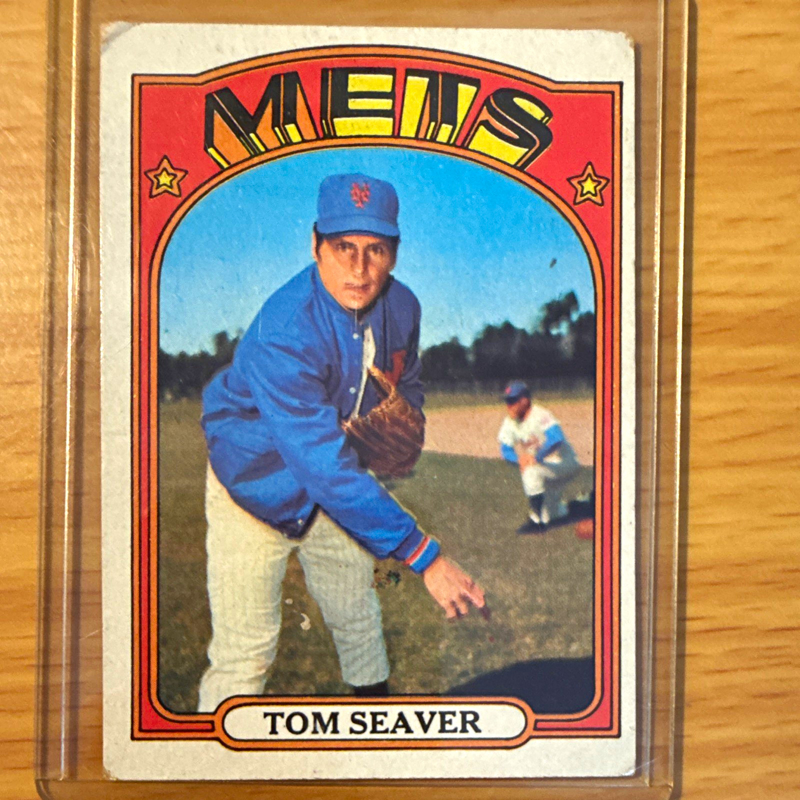 Topps 1972 Tom Seaver #445 New York Mets MLB Baseball Trading Card Topps 1972 Tom Seaver #445 New York Mets MLB Baseball Trading Card