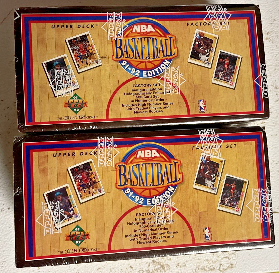 2X 1991-92 Upper Deck Basketball Factory Sealed Set Lot Michel Jordanš„Rare 2X 1991-92 Upper Deck Basketball Factory Sealed Set Lot Michel Jordanš„Rare