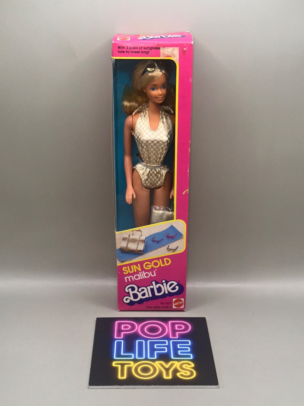 Vintage 1983 Mattel “Sun Gold Malibu Barbie” #1067 *NRFB*