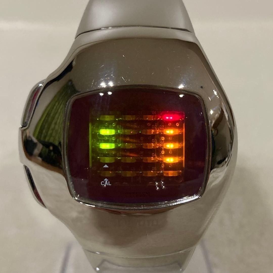 Rare CITIZEN INDEPENDENT 1481010 D410 Abacus Digital Vintage Watch Men Collector
