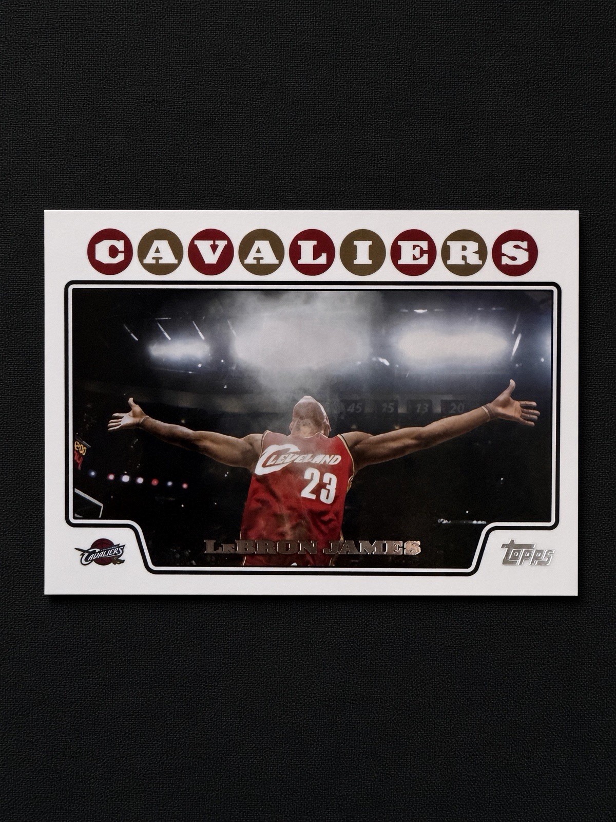 2008-09 Topps LeBron James Chalk Toss #23 Cleveland Cavaliers PACK FRESH