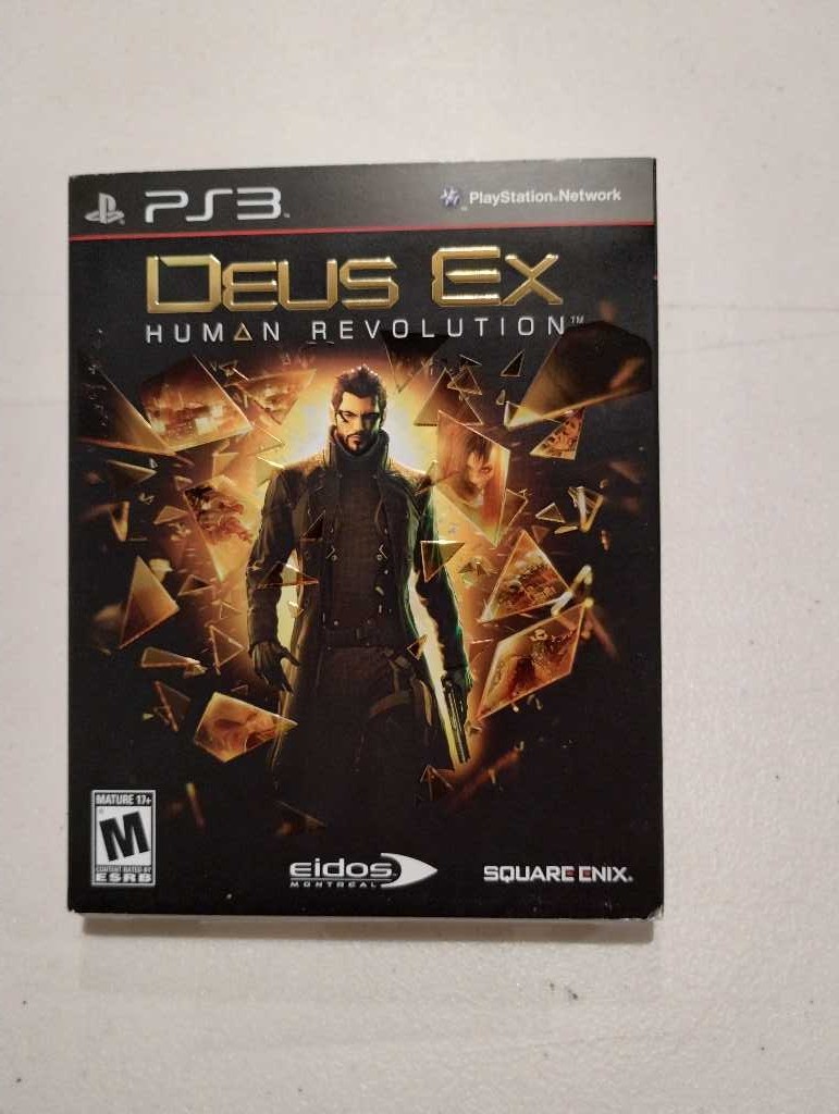 PS3 Deus Ex Human Revolution Square Enix Eidos M Rated Game Complete PS3 Deus Ex Human Revolution Square Enix Eidos M Rated Game Complete