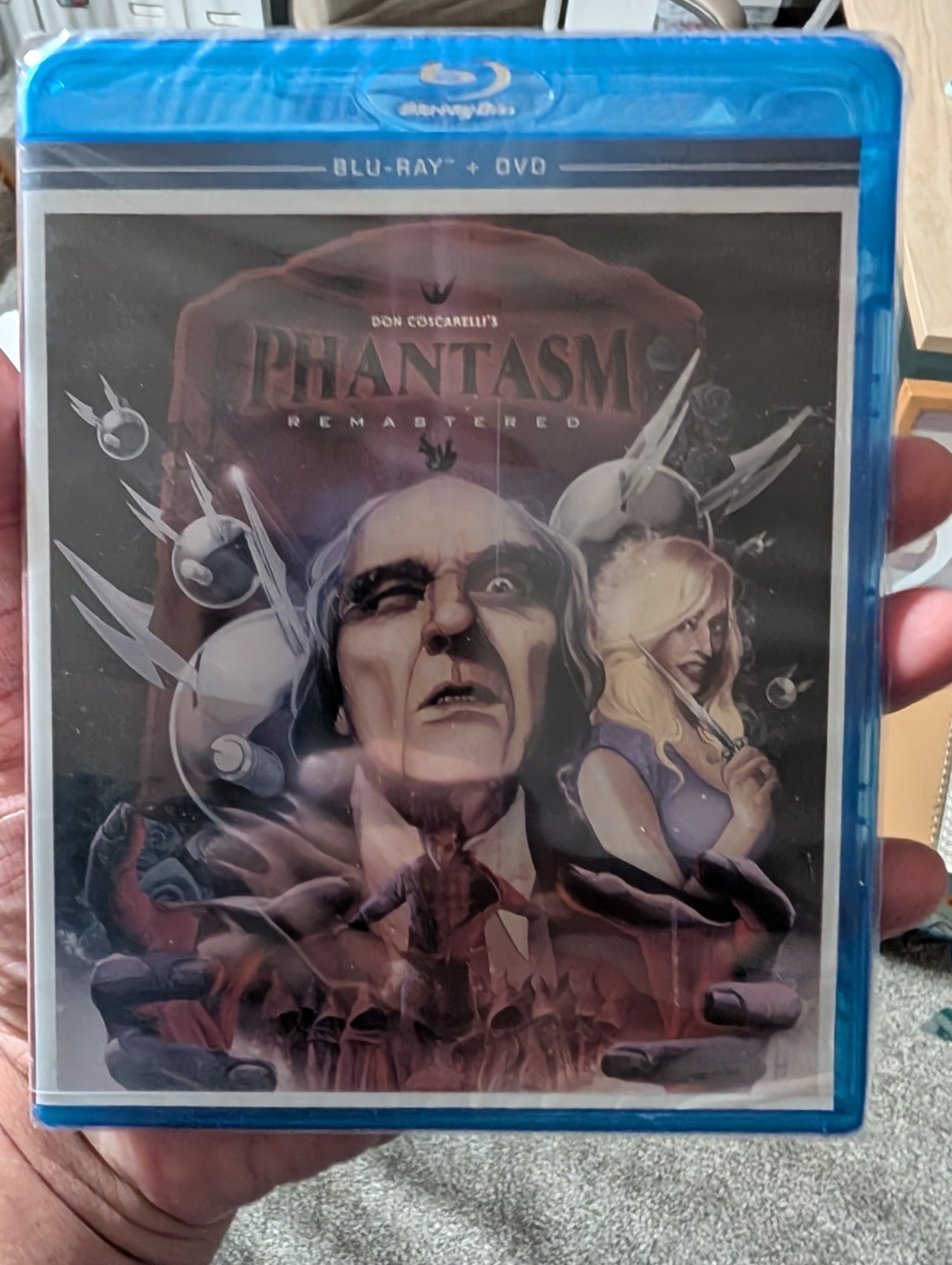 Phantasm (1979) Remastered Blu-ray/DVD Don Coscarelli OOP,RARE, NEW Horror Phantasm (1979) Remastered Blu-ray/DVD Don Coscarelli OOP,RARE, NEW Horror