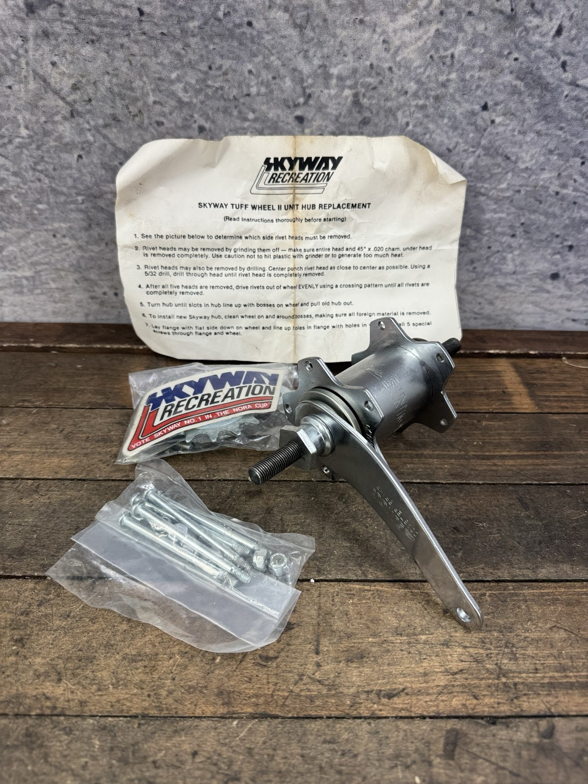 Vintage Skyway Tuff Wheel II Rear Hub Coaster Brake NOS BMX Suntour 5-Bolt
