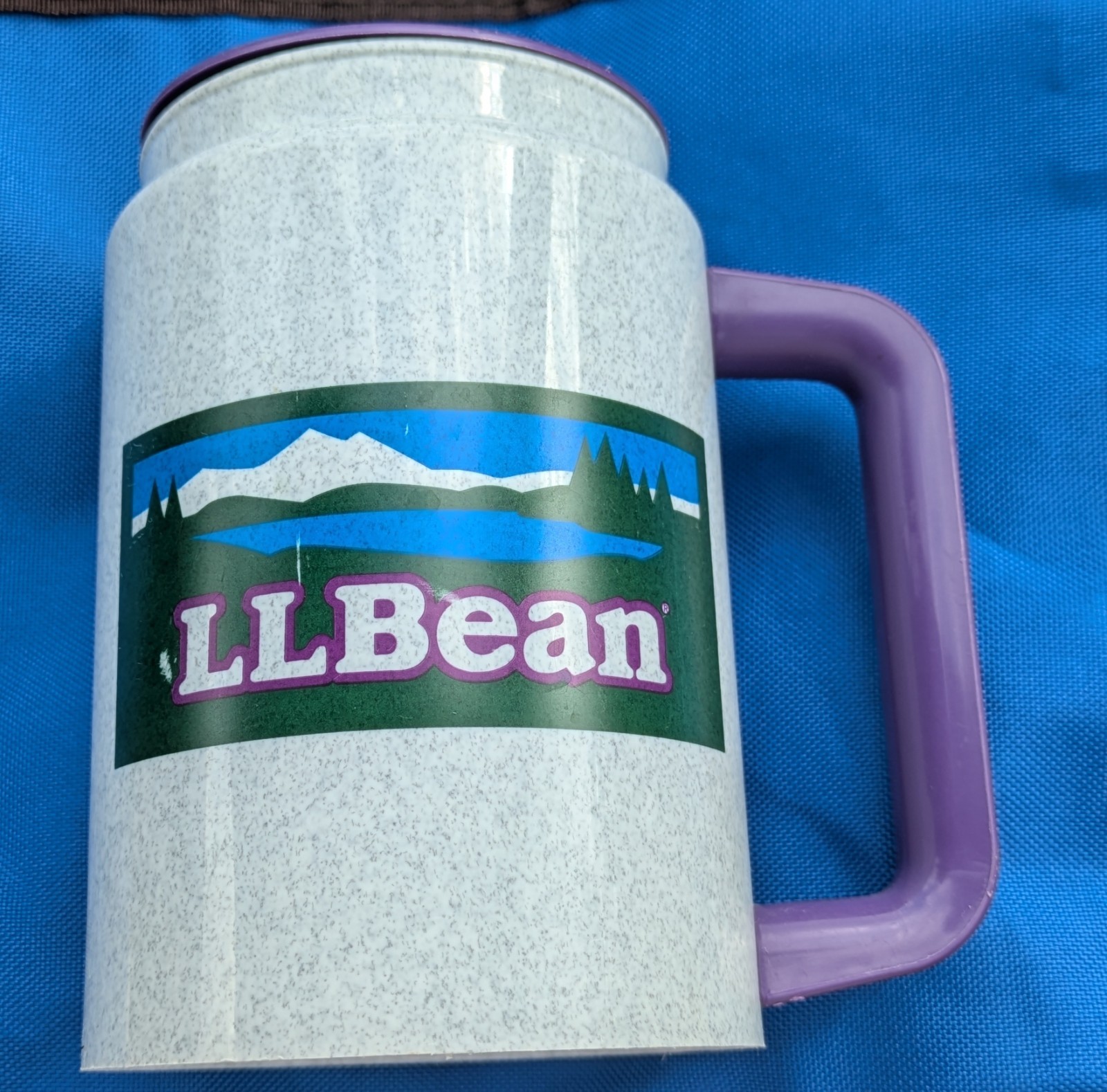Vintage LL BEAN Plastic Travel Coffee Mug Thermos Cup Made in USA Vintage LL BEAN Plastic Travel Coffee Mug Thermos Cup Made in USA