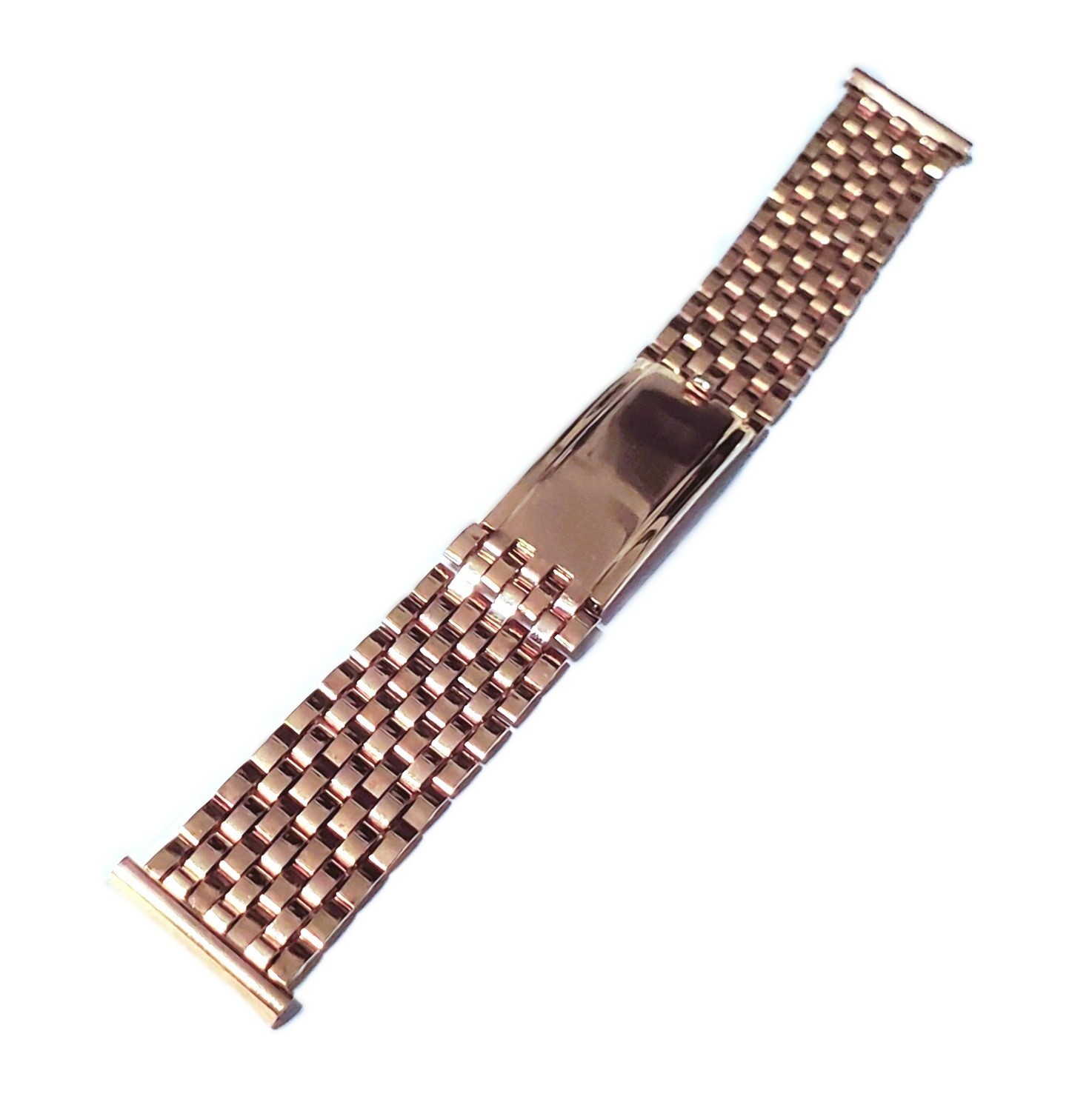 Vintage ~ JB Champion ~ Brick Links ~ ROSE ~ Gold Filled Watch Band ~ GORGEOUS