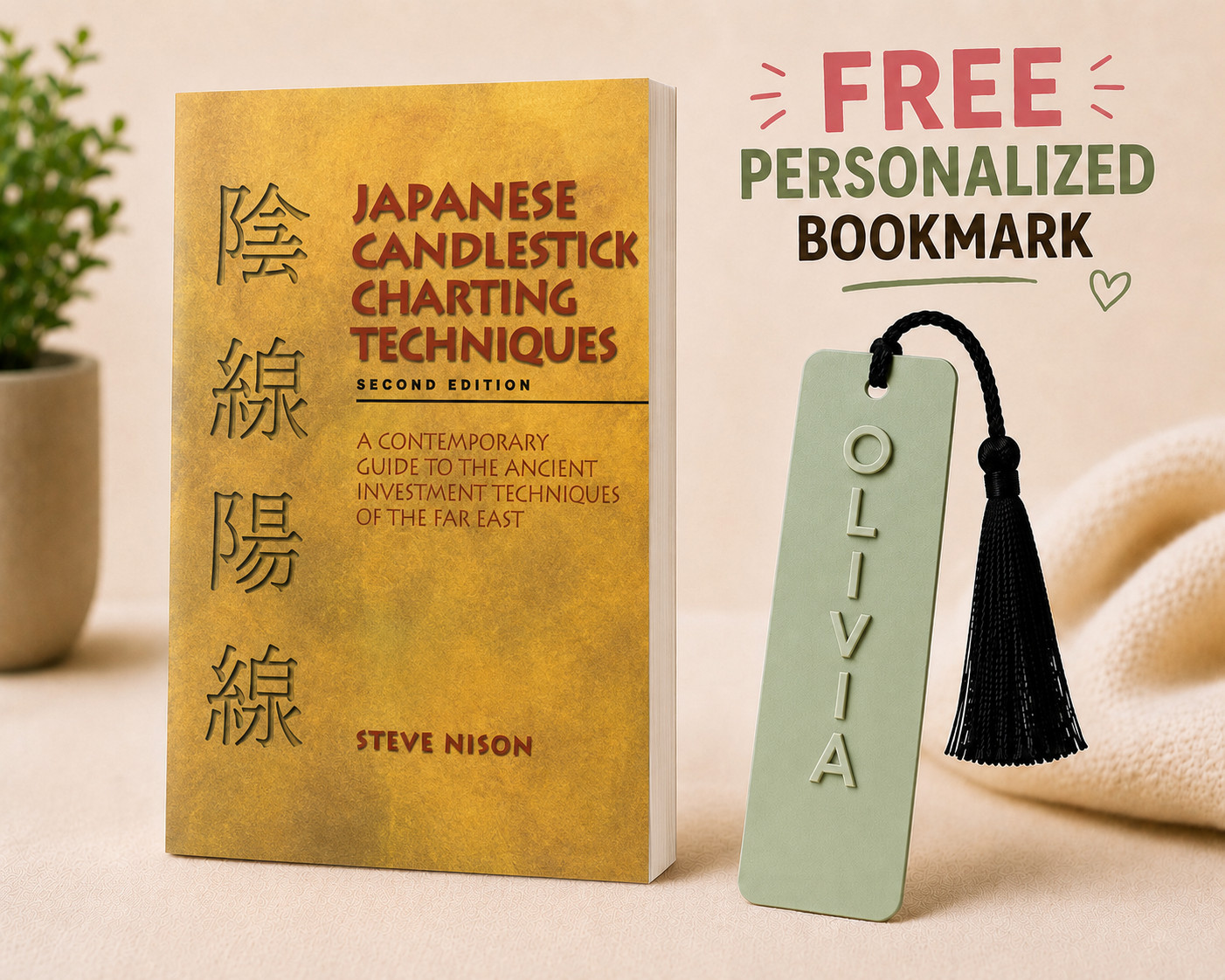 Japanese Candlestick Charting Techniques 2nd Edition PB + Personalized Bookmark