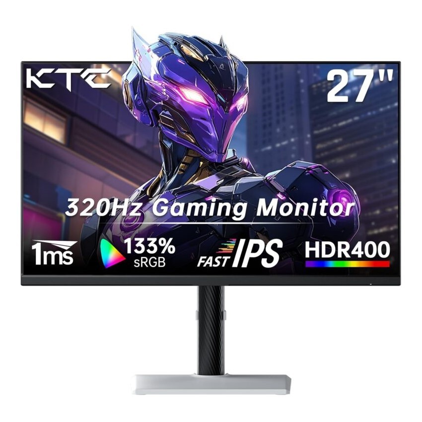 KTC H27E6 27\'\' Gaming Monitor 300Hz/320Hz QHD 1440P IPS Adaptive FreeSync HDR400 KTC H27E6 27\'\' Gaming Monitor 300Hz/320Hz QHD 1440P IPS Adaptive FreeSync HDR400